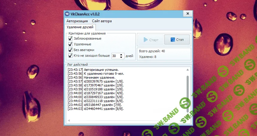 [VkCleanAcc] Удаление нежелательных друзей из аккаунта Vk