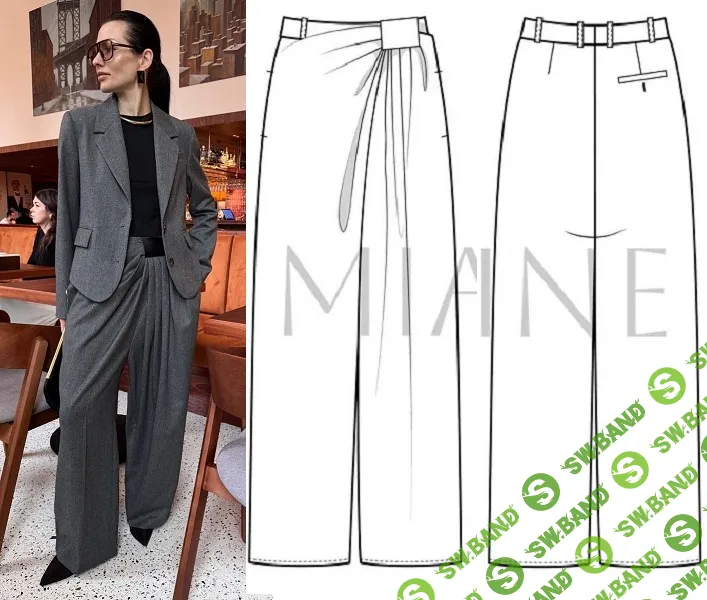 [Выкройки] Брюки 67. Размер 48 рост 158-164 [mialine]