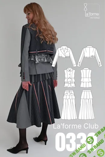 [Выкройки] FrankenForme Club 0330+0621. Размеры 40-56. Рост 158-176 [La Forme]