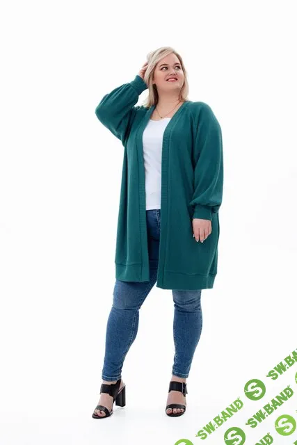 [Выкройки] Кардиган “Вязаный” – женщины (Все размеры) [Элина Патыкова]