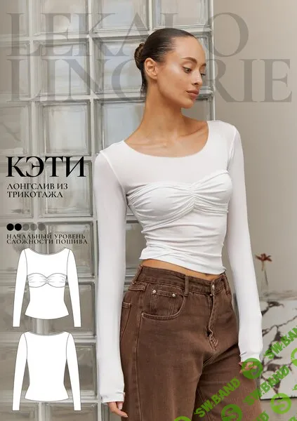 [Выкройки] Лонгслив Кэти. Размер XS-6XL [lekalolingerie]