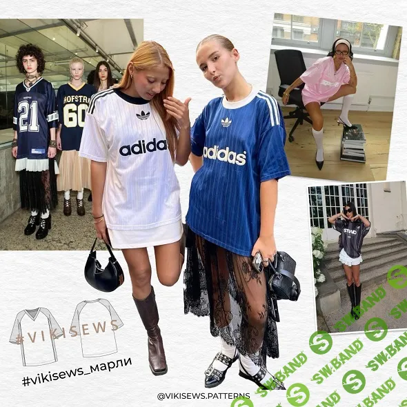 [Выкройки] Марли футболка. Размер XS-XL. Рост 162-168 [Vikisews] [Виктория Ракуса]