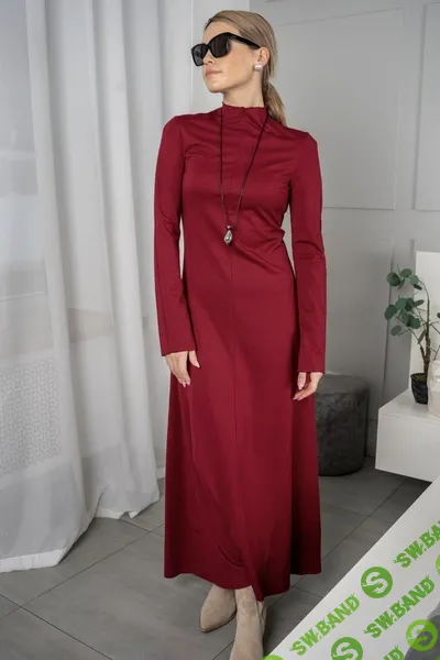 [Выкройки] Платье из трикотажа Clarissa D. Размер 42-52. Рост 168-172 [Studio.Yusupova] [Кристина Юсупова]