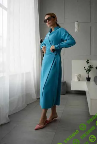 [Выкройки] Платье на запах Saoirse R. Размер 42-52. Рост 162-166 [Кристина Юсупова]