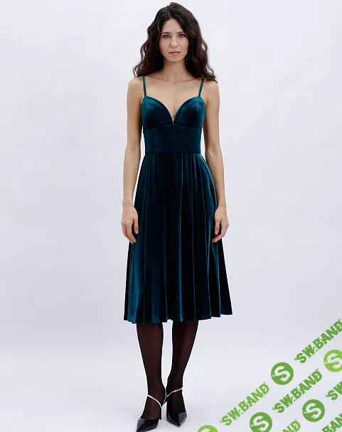 [Выкройки] Платье, выкройка №1184 Размер 38-52. Рост 164-170 [Grasser]