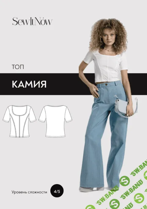 [Выкройки] Топ Камия. Размер 40-52. Рост 161-166 [SewItNow]