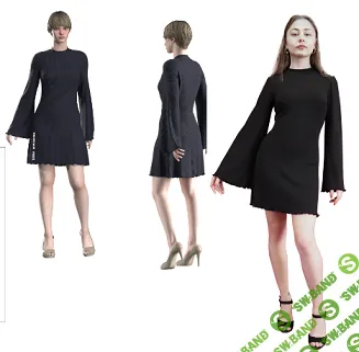 [Выкройки] Трикотажное платье "Вивьен". Размеры 42- 50, рост 164 [Елена Фоменкова]