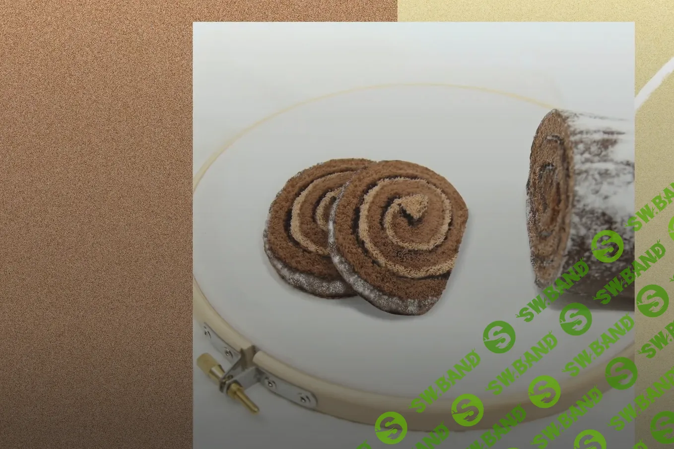 [Вышивка] 3D-вышивка с использованием техники перфорирования иглой [3D Embroidery using Punch Needle Techniques] [Youmeng Liu] [Domestika]