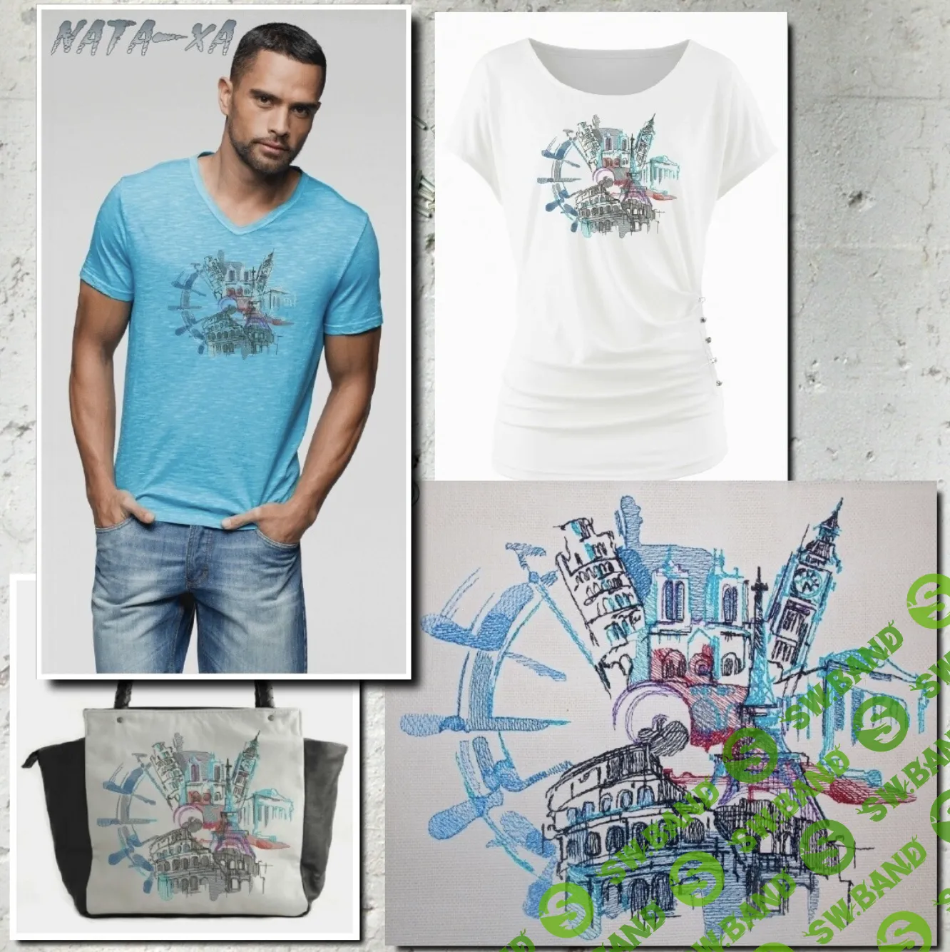 [Вышивка] Дизайн для машинной вышивки. Штурвал [Наталья Шестакова]