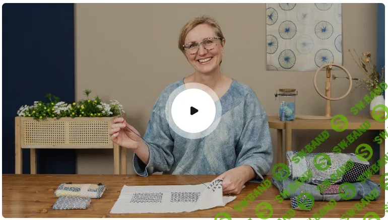 [Вышивка] Переделка одежды с помощью вышивки сашико [Domestika] [Kate Ward]