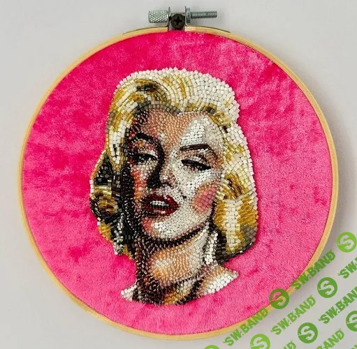 [Вышивка] Руководство по вышивке бисером. Портреты на примере Мерилин Монро [Shalfetr]