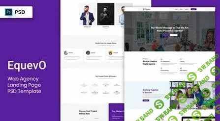 Web Agency - Landing Page PSD Template