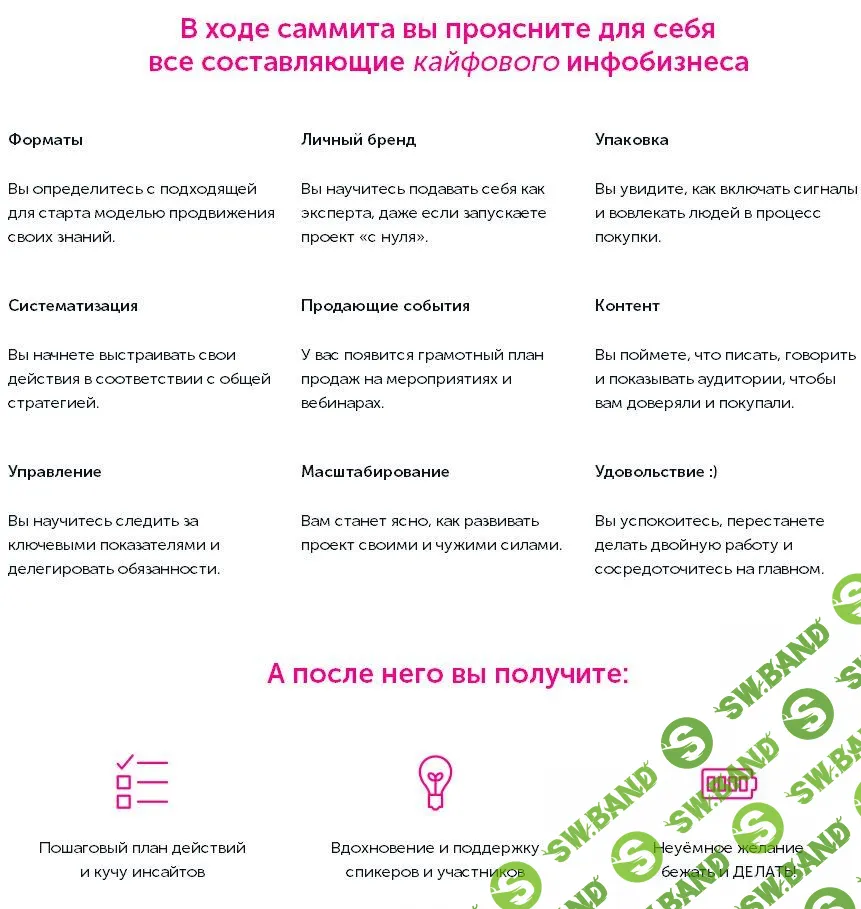 Websarafan-саммит: как создать работающий инфобизнес, про который знают все