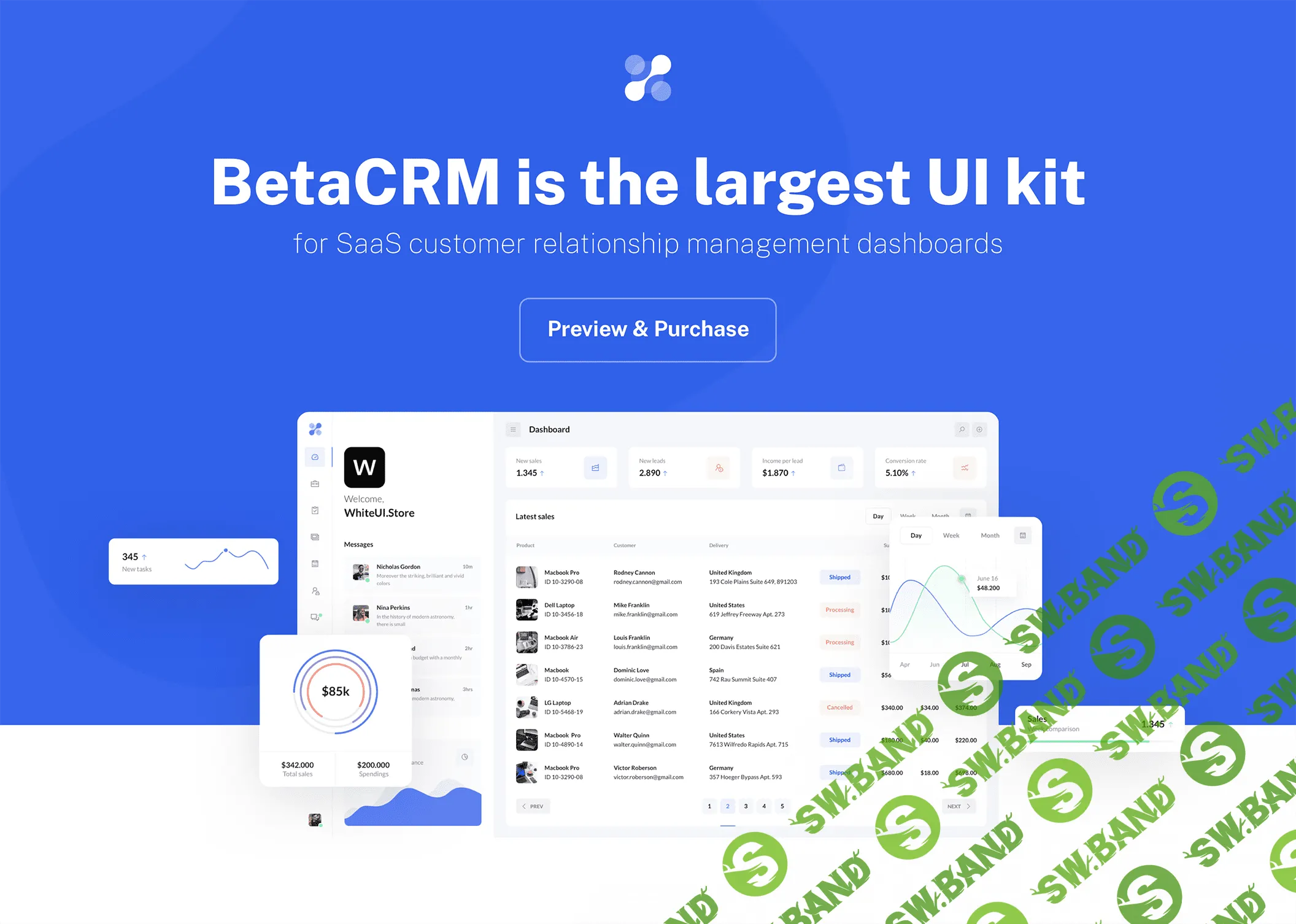 [WhiteUI.Store - UI8.net] BetaCRM UI Kit