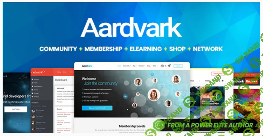 [WP] Aardvark - Community, Membership, BuddyPress Theme [Envato market] [GhostPool]