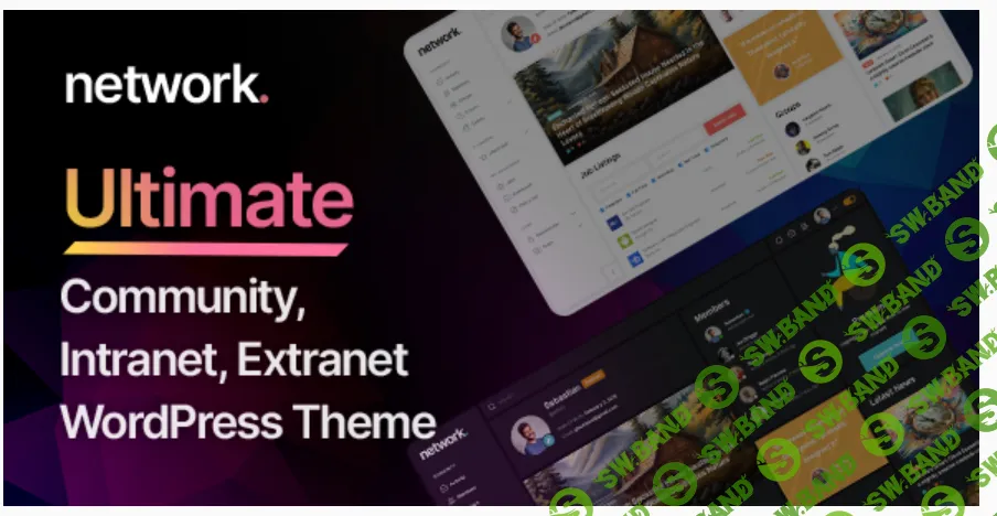 [WP] Network - Intranet, Extranet, Community WordPress Theme [Envato market] [GhostPool]
