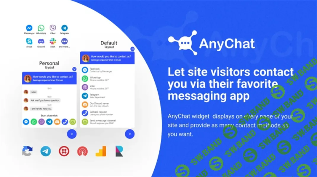 [WP, .PHP] AnyChat — универсальный коммуникационный виджет для сайтов [Lifetime]