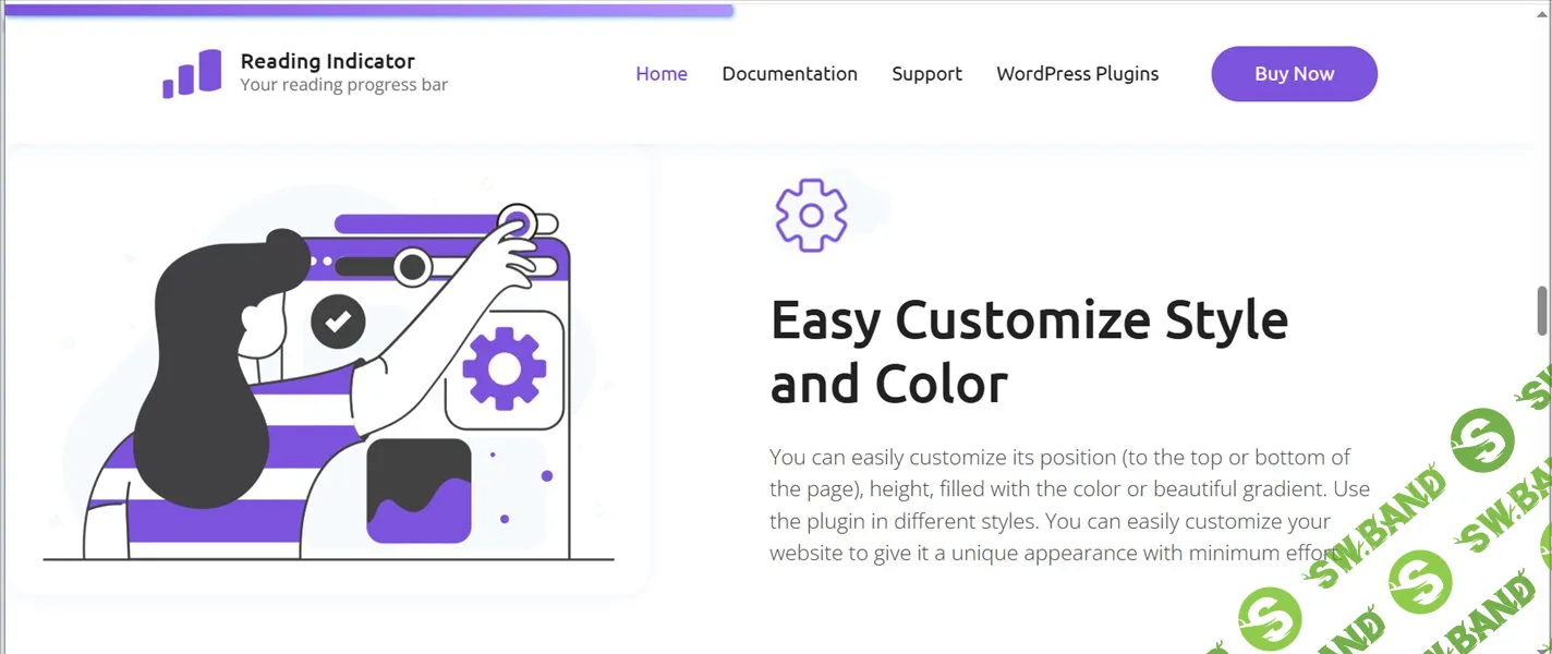 [WP] Reading Indicator — прогресс чтения на странице [Пожизненные обновления]