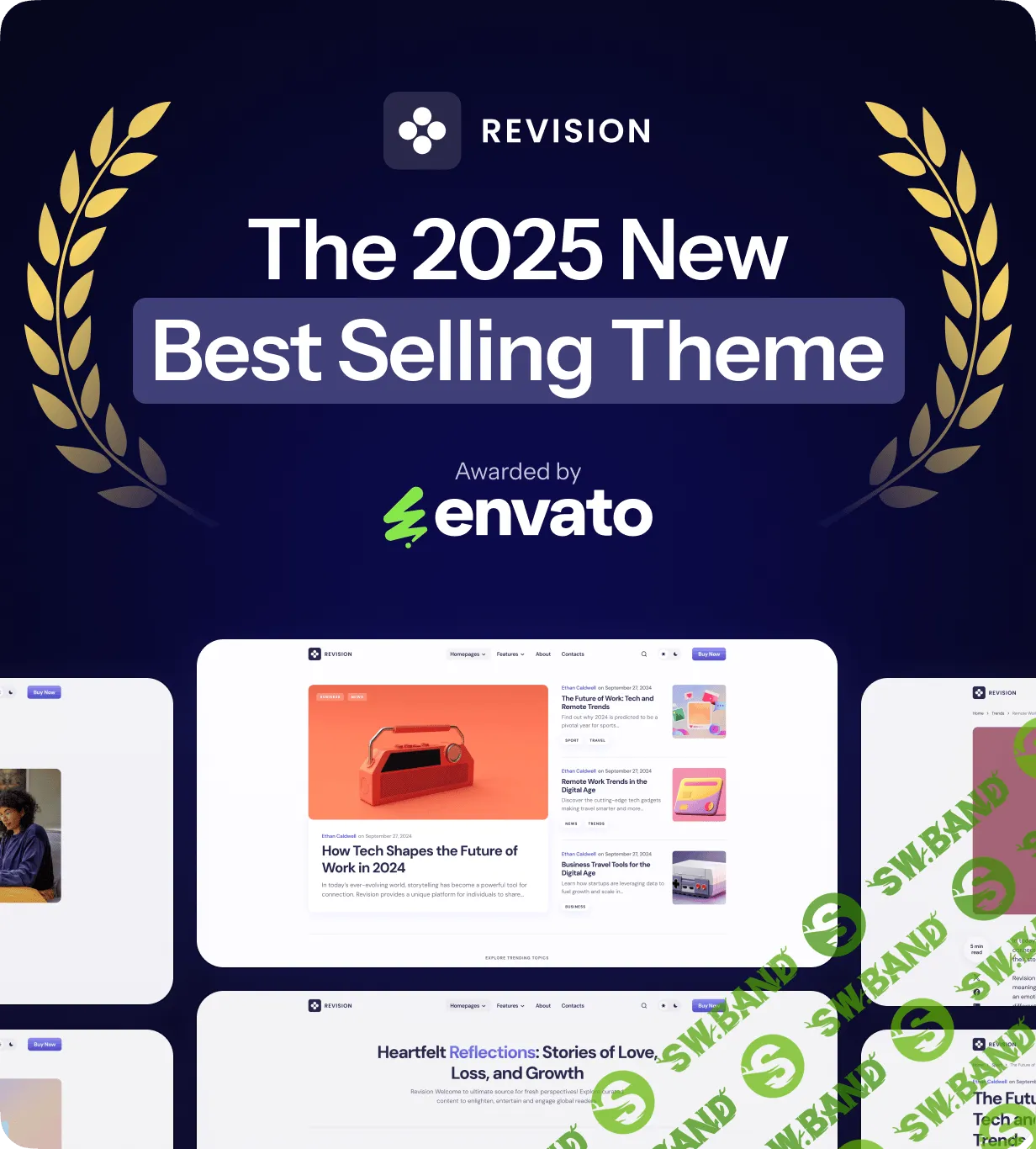[WP] Revision - Optimized Personal Blog WordPress Theme [Envato market] [codesupplyco]