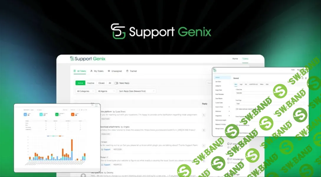 [WP] Support Genix — плагин для поддержки клиентов на WordPress [Пожизненные обновления]