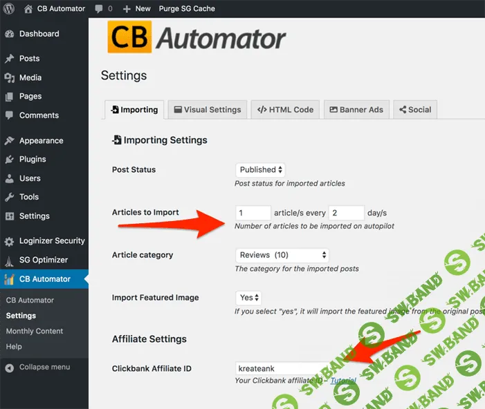 [WP] The CB AUTOMATOR - создай 100% автоматический CLICKBANK партнерский сайт
