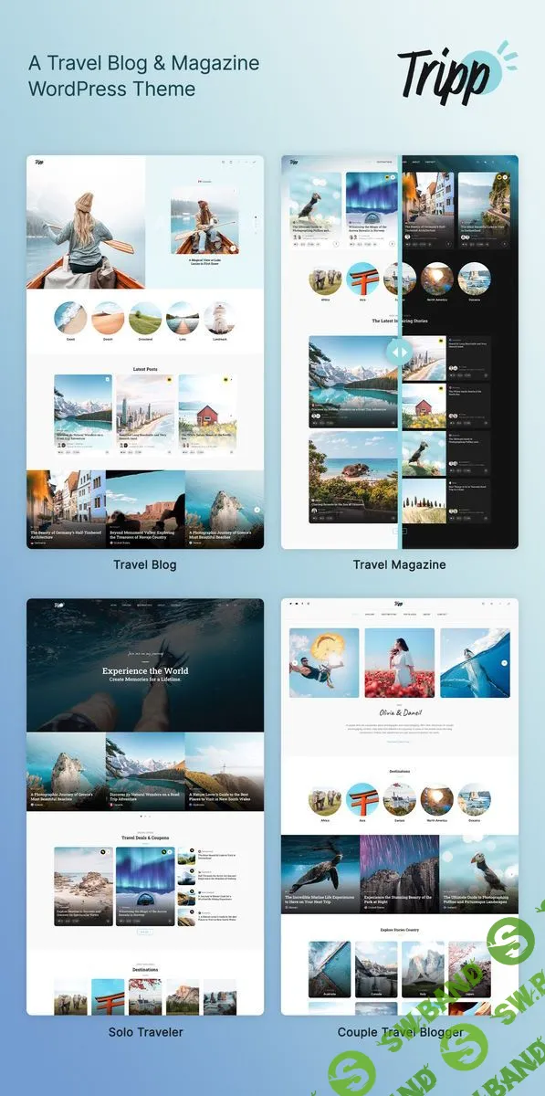 [WP] Tripp - Travel Blog & Magazine WordPress Theme [themeforest] [Wyde]