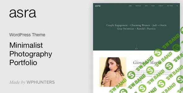 [wphunters] Asra - Minimalist Photography Portfolio WordPress Theme