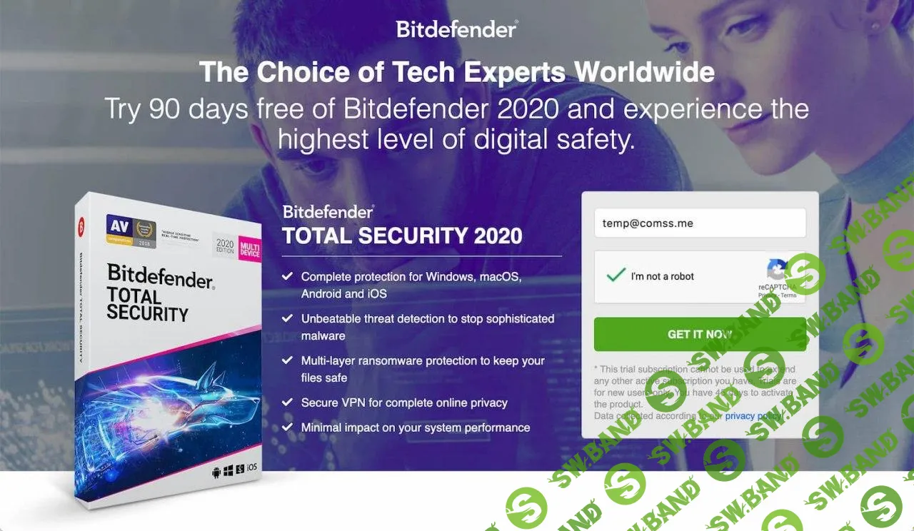 [ХАЛЯВА 2.0] Бесплатно получаем антивирус Bitdefender на 3 месяца