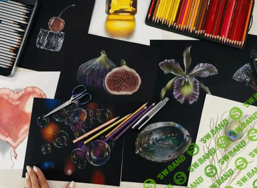 [Художник Online] [Ника Сабрекова] Гиперреализм цветными карандашами (2021)