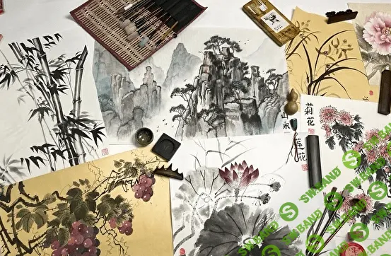 [Художник Online] [Ника Сабрекова] Онлайн-курс «Китайская живопись Гохуа» (2021)