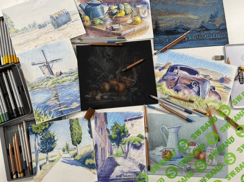 [Художник Online] [Роман Круглов] Рисунок цветными карандашами: ПРОдолжение (2021)