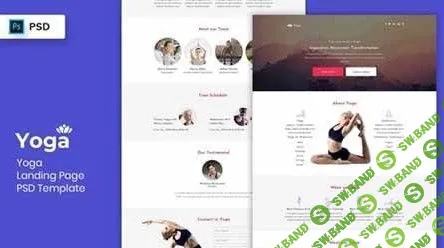 Yoga - Landing Page PSD Template-02