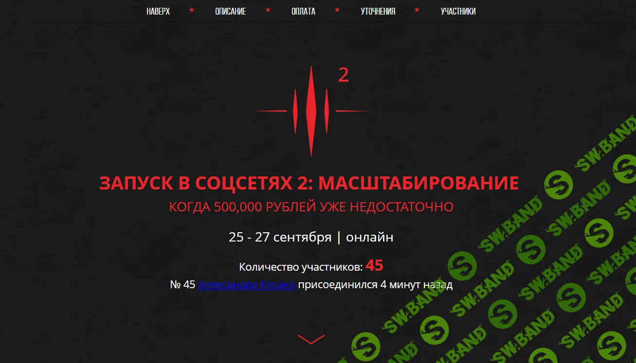 ЗАПУСК В СОЦСЕТЯХ 2: МАСШТАБИРОВАНИЕ