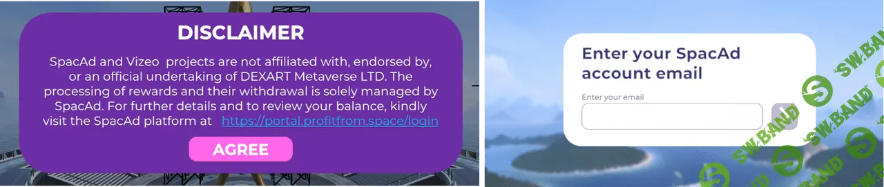 Заработок в метавселенной SpacAD без вложений от  19$ в день